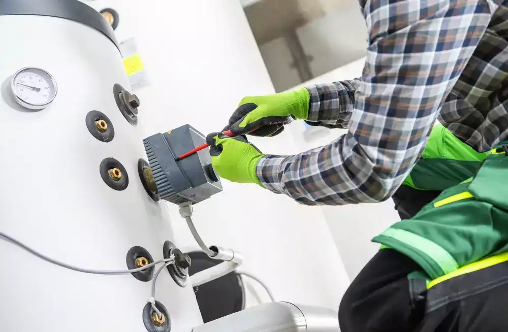 Professional water heater installation in Broward County